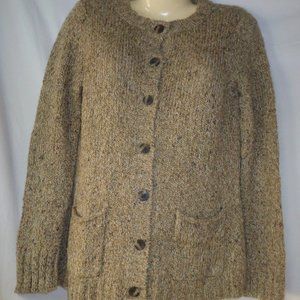 Women's Tan Cardigan Sweater NWT PP